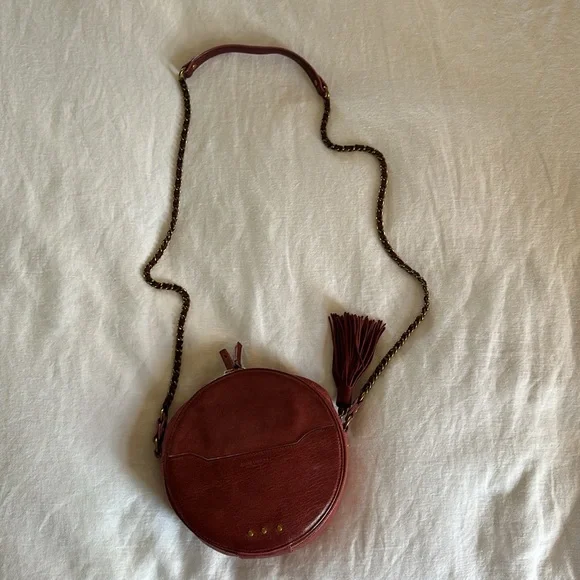 Jerome Dreyfuss Remi Crossbody in Bordeaux - Picture 5 of 8